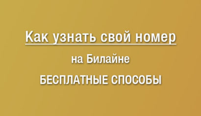 Как узнать свой номер телефона Билайн и где посмотреть номер сим-карты в модеме: бесплатная комбинация, звонок по телефону и другие способы